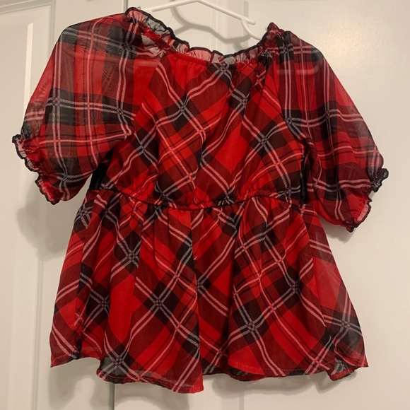 Never worn plaid dress, great for the holidays! - Picture 2 of 3